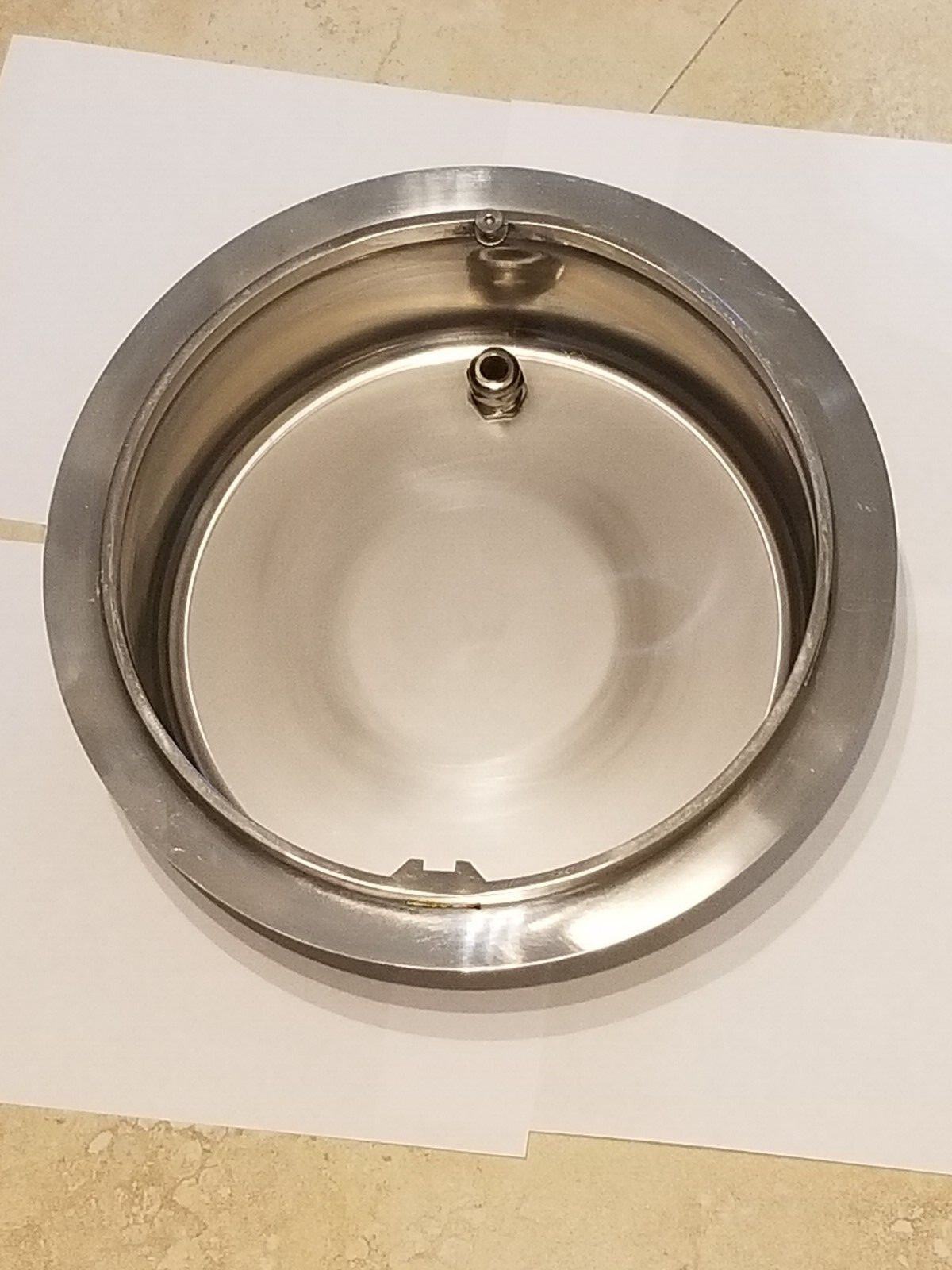 POOL & SPA LIGHT NICHE HOUSING LARGE 1" REAR HUB STAINLESS STEEL NEW