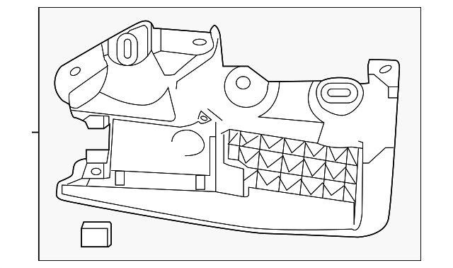 Genuine Mazda Blind Spot Detection System Warning Sensor Bracket N270-67-Z4XC