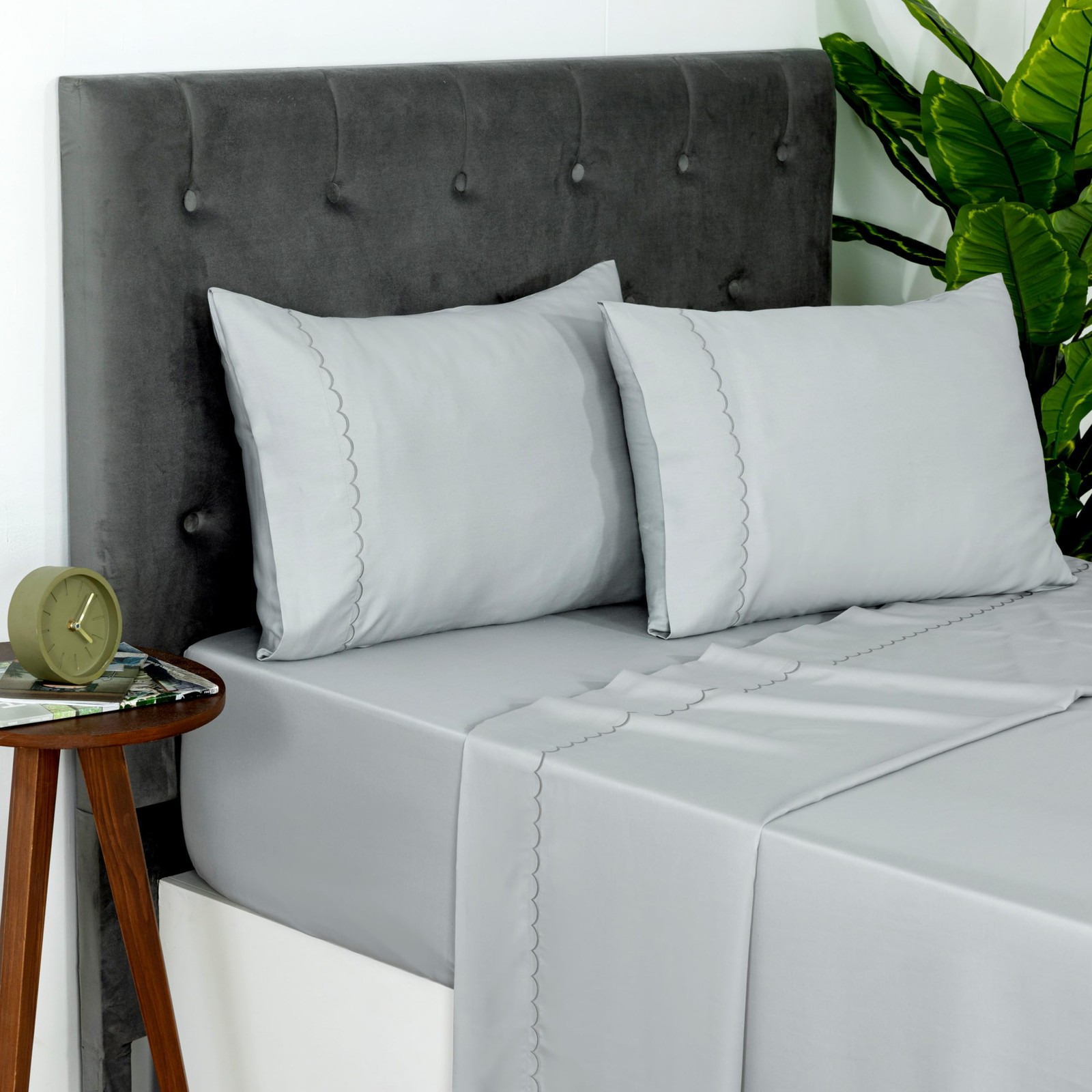 Tencel Sheets Queen,100% Tencel Lyocell Set, Eucalyptus Sheets, Soft, Peached...