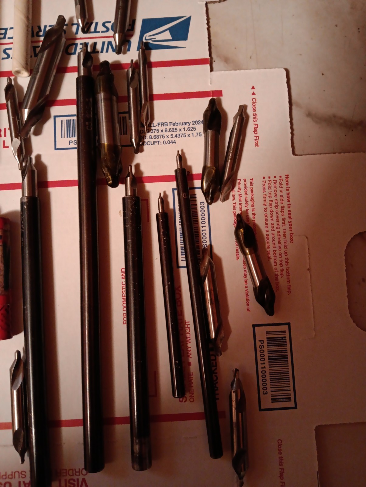 44 Used Machinist Center Drill Countersinks