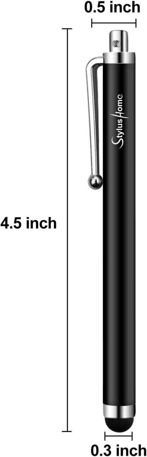 Stylus Pens for Touch Screens - 10 Pack Multi-colored Rubber