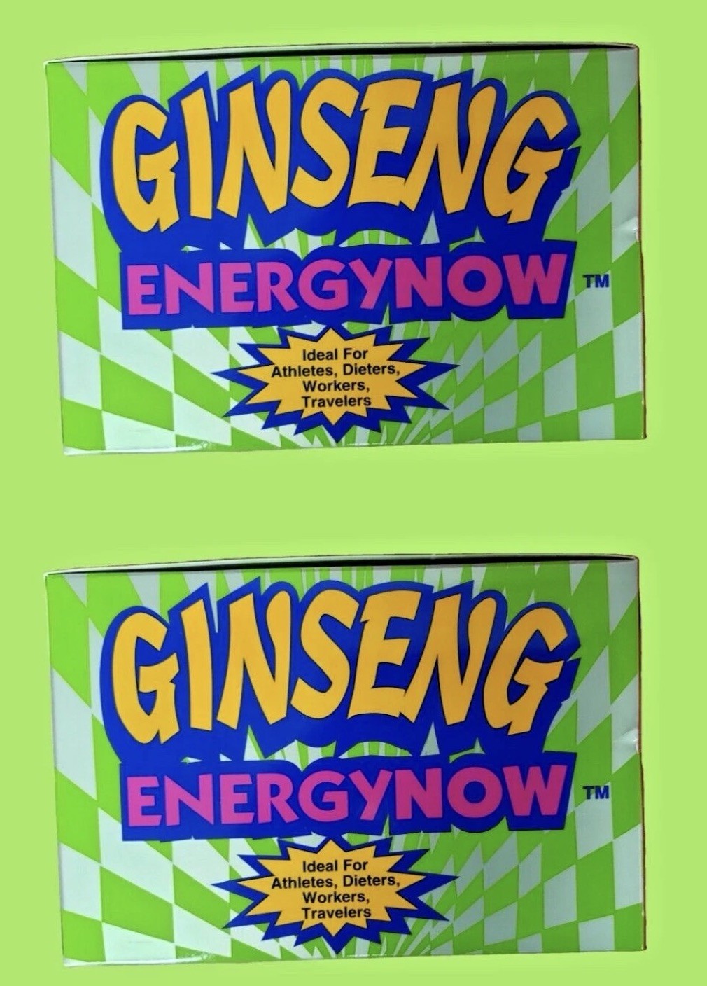 Ginseng Energy Now, 48 Packs X 3 to a Pack ENERGY NOW Korean GINSENG HERBAL