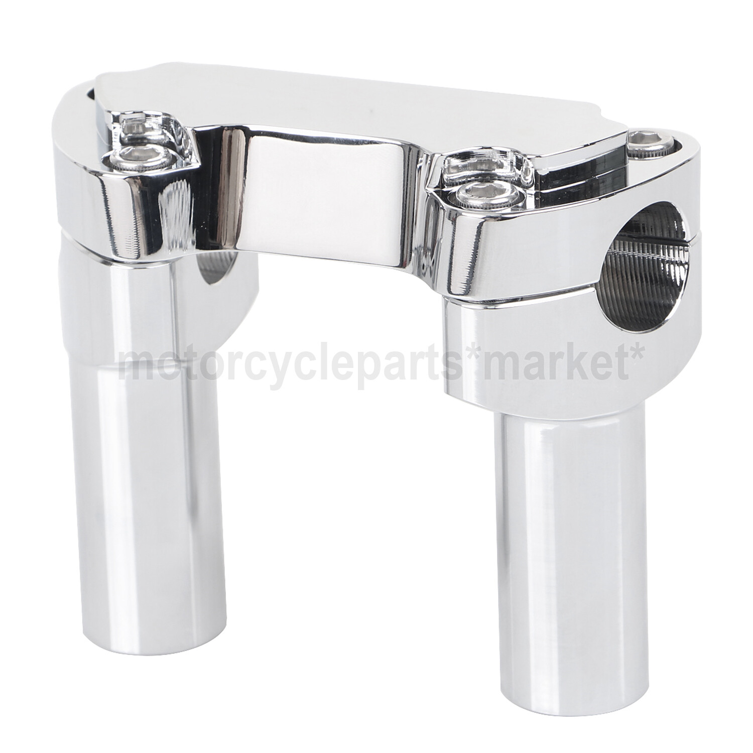 3.5" Handlebar Risers & Top Clamp For Harley Dyna FXDF FXDB Heritage Softail
