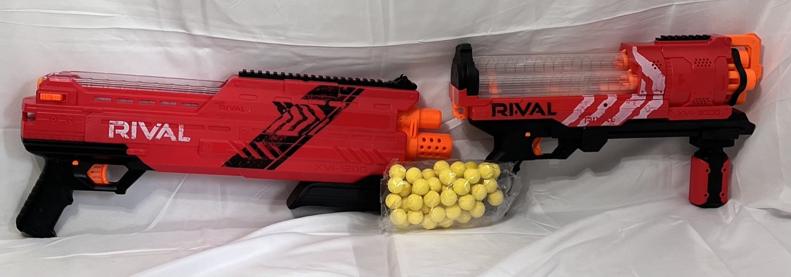 NERF Rival Artemis Atlas Ready to Play Kit Bundle Ammo Red 100fps blaster Guns