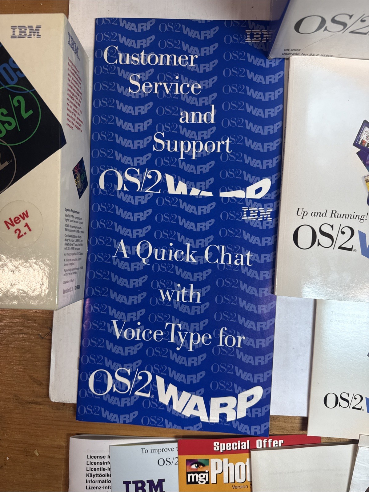 IBM OS/2 Warp Server Advanced Version 4 - VERY RARE - Box & Manuals