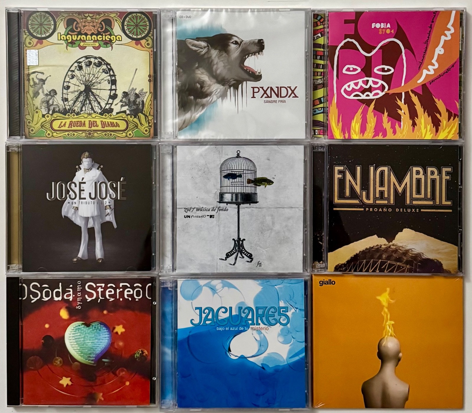 ROCK EN ESPAÑOL - CD's - Build Your Lot -Zoe-Molotov-Fobia-Soda Stereo & More