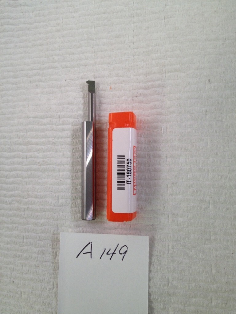 1 NEW MICRO 100 SOLID CARBIDE THREADING BAR.   IT-180750. USA MADE   (A149)