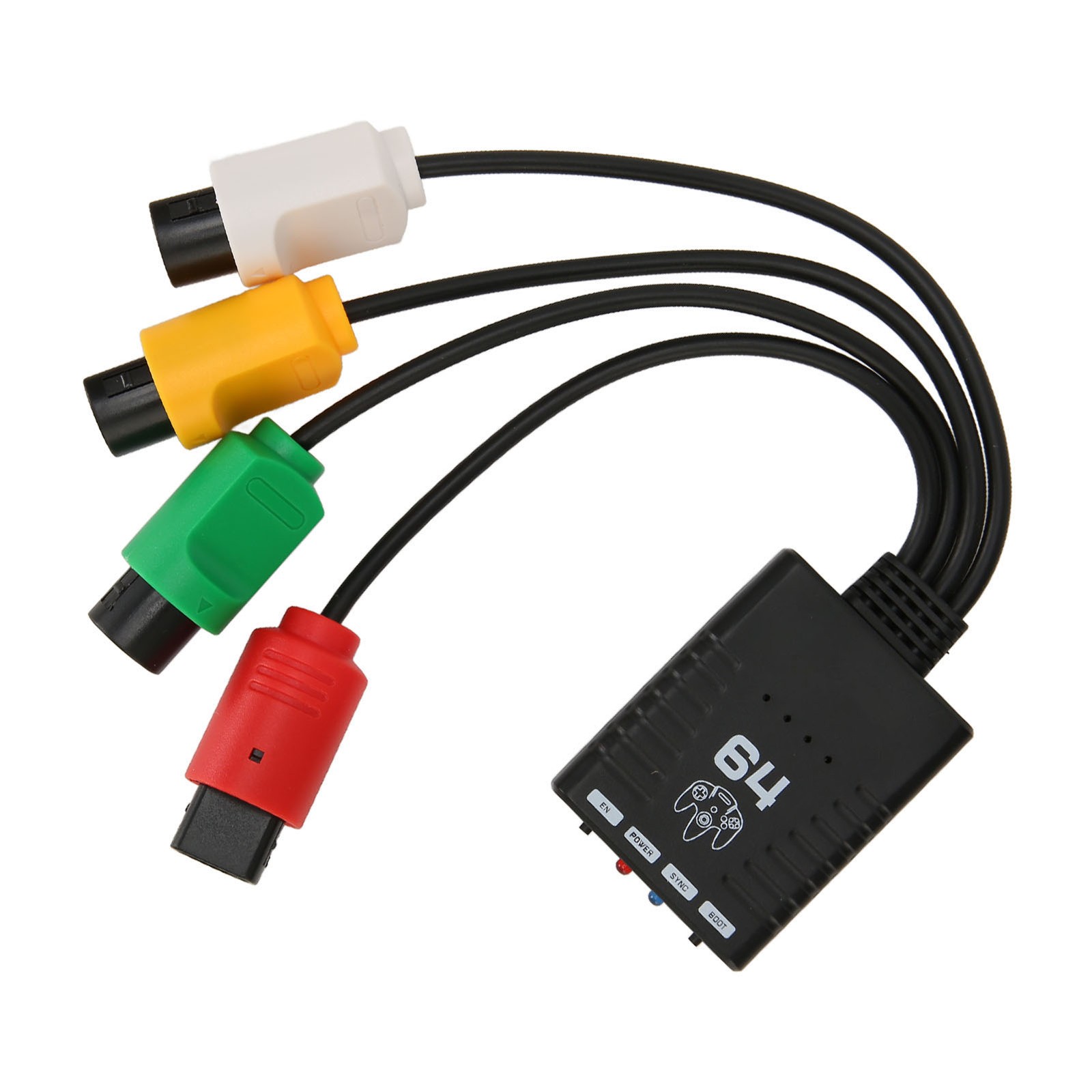 ｀Wireless Controller Adapter Support 4 Player BT Controller Converter For N64