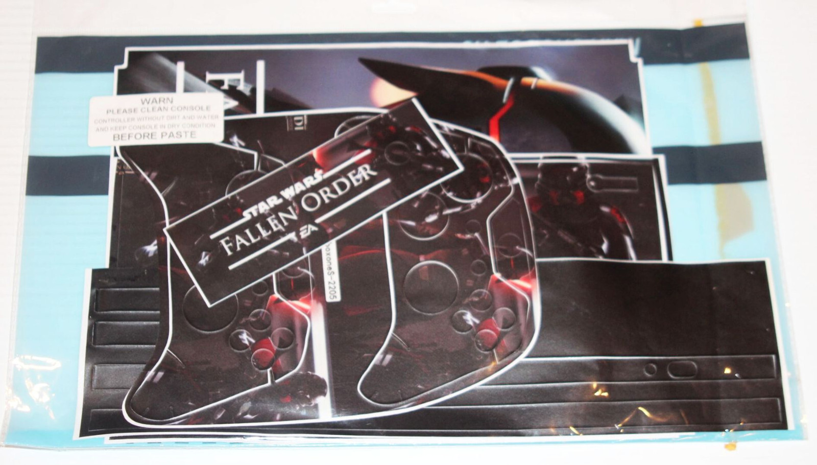 Star Wars Fallen Order Decal Sticker Skin Set Xbox One S Console Controllers