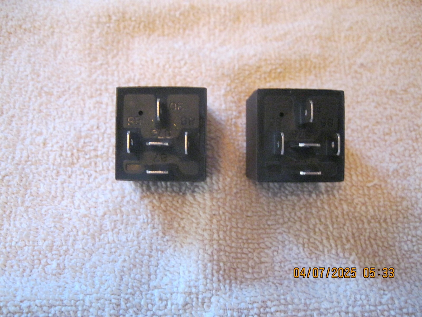 2  -  5 Pin 12V Relays 40 AMP Replaces Beuler BU-5083 Kawasaki Mule Bed Lift NEW