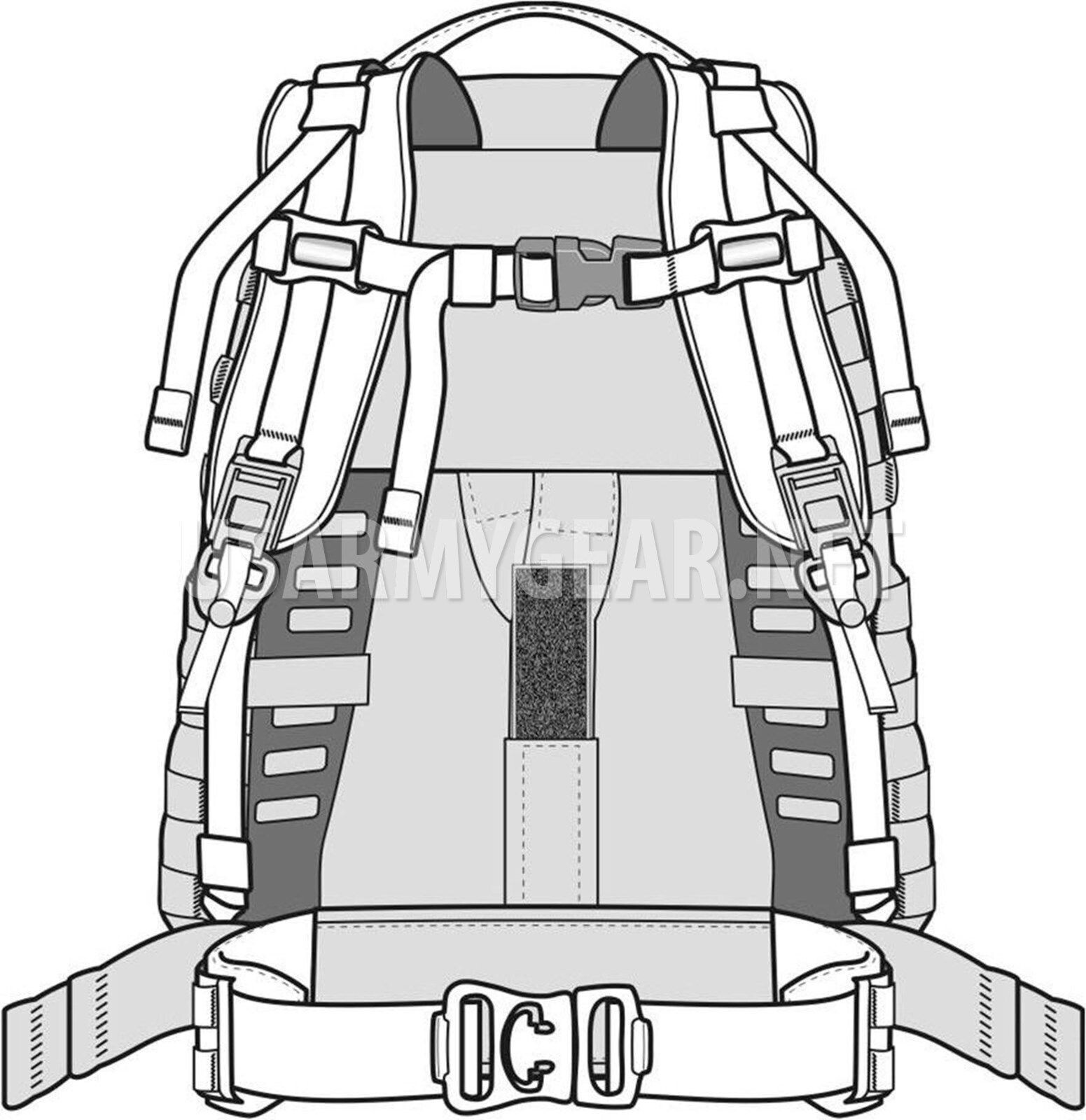 Ocp Scorpion Medium Molle II Backpack 3 Days Assault Pack 8465-01-585-1512