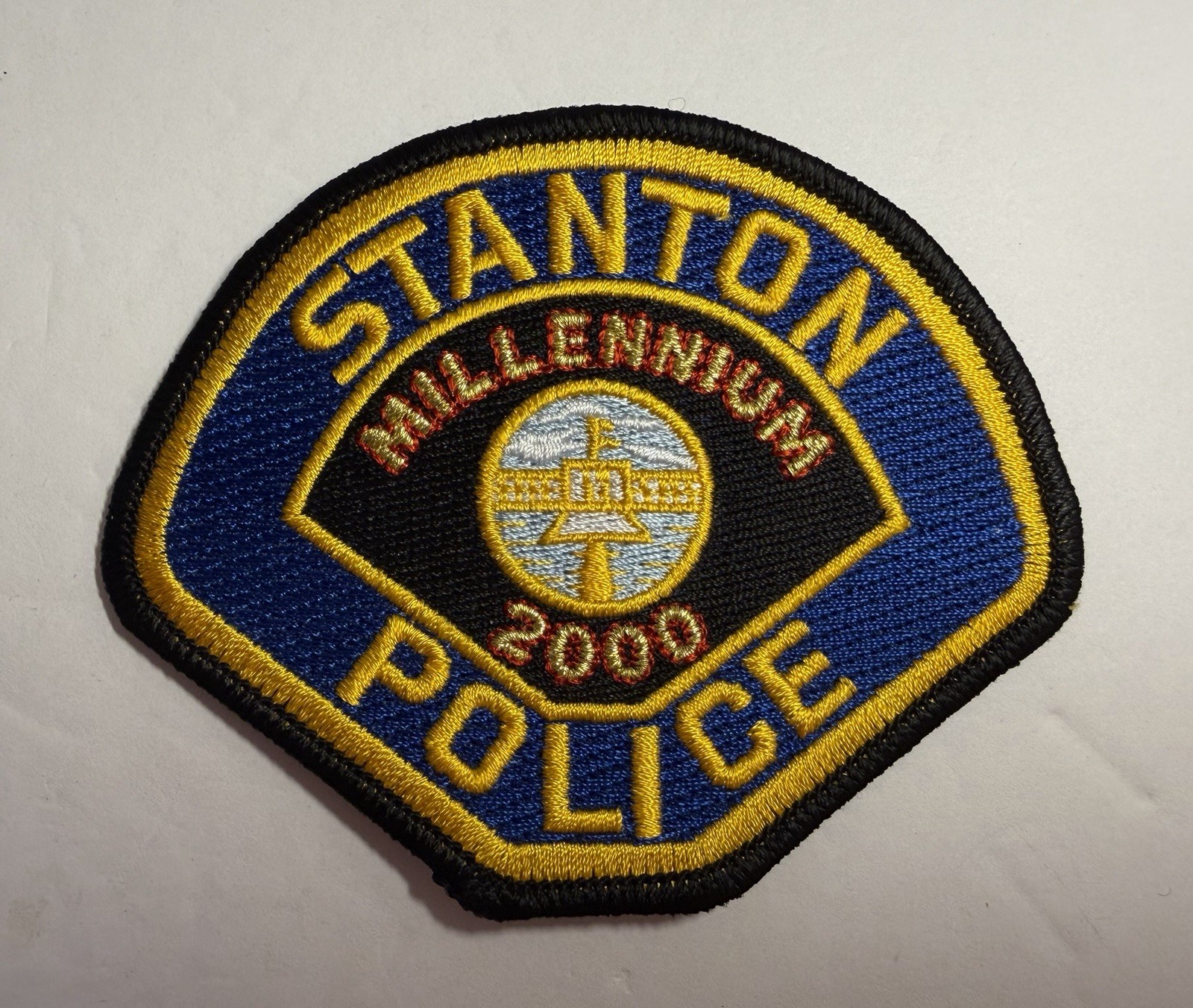 CALIFORNIA STANTON POLICE DEPT MILLENNIUM 2000 PATCH ORANGE COUNTY #D20