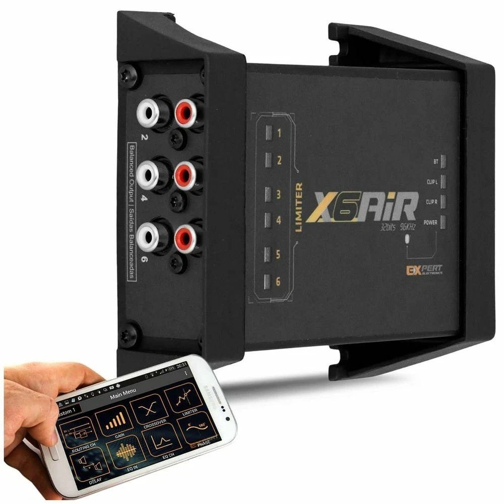 Expert Electronics X6 AiR Bluetooth Digital Audio Processor 32 bits 96KHz
