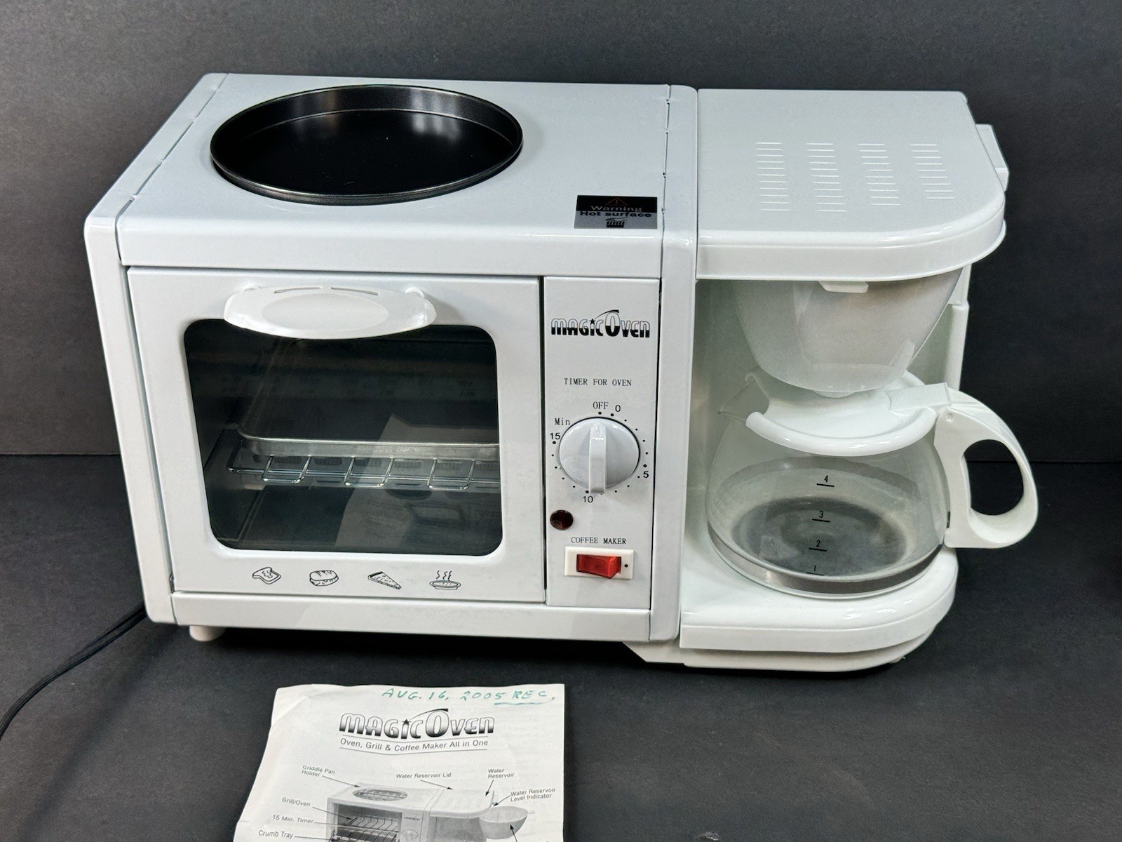 MAGIC OVEN Oven Grill Coffee Maker All In One