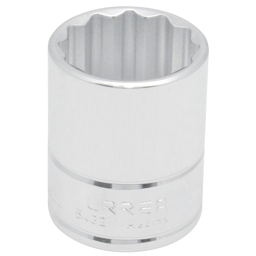 URREA 5426 1/2" Drive Chrome Standard Socket 12 Point 13/16"