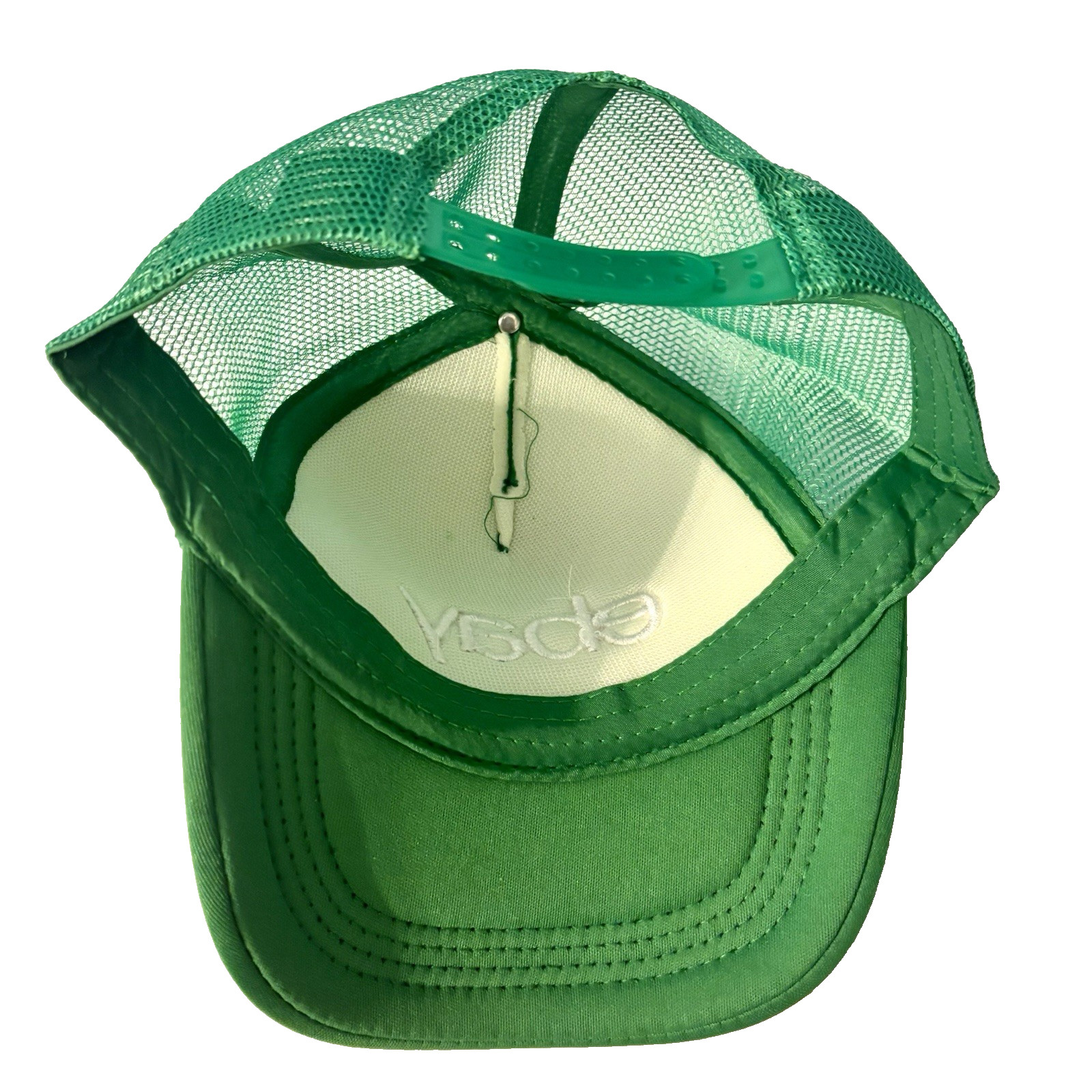 eBay Branded Baseball Hat Cap Mesh Adjustable Lightweight Green One Size Unisex