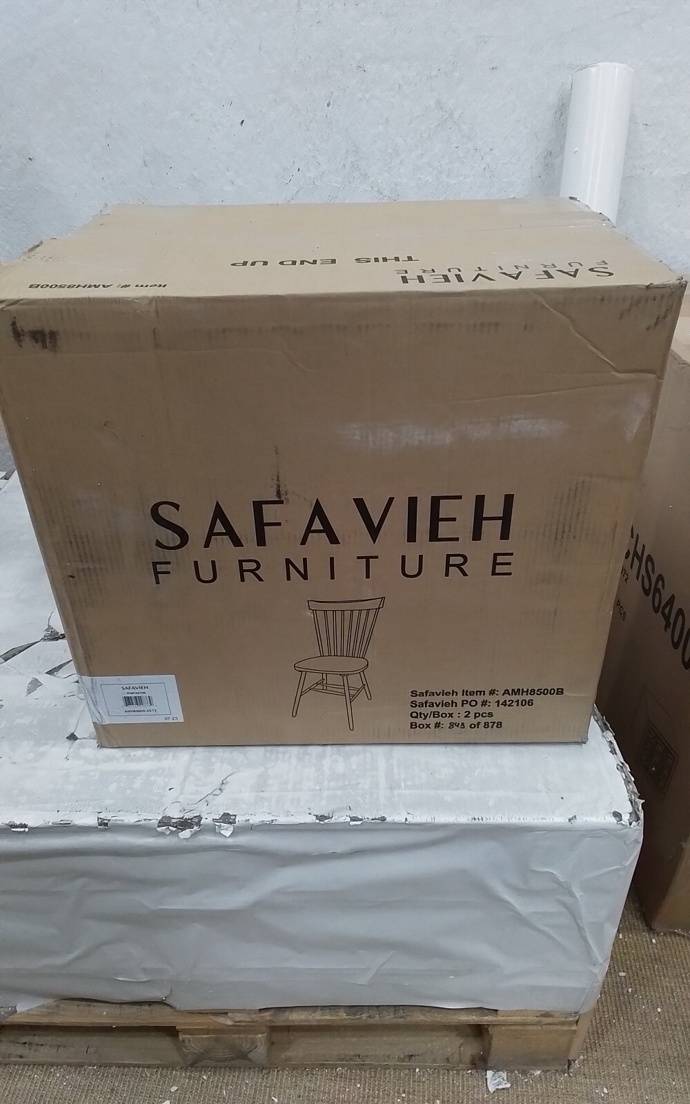 Safavieh PARKER SPINDEL SIDE CHAIR, Reduced Price 2172732708 AMH8500B
