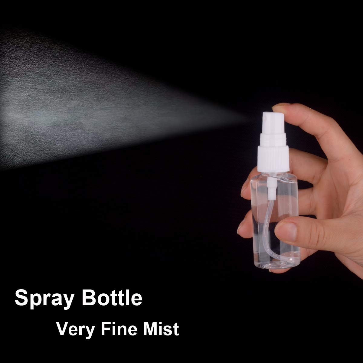 Exptolii Spray Bottle, 1oz/30ml Small Plastic Fine Mist Spray Bottles, Mini E...