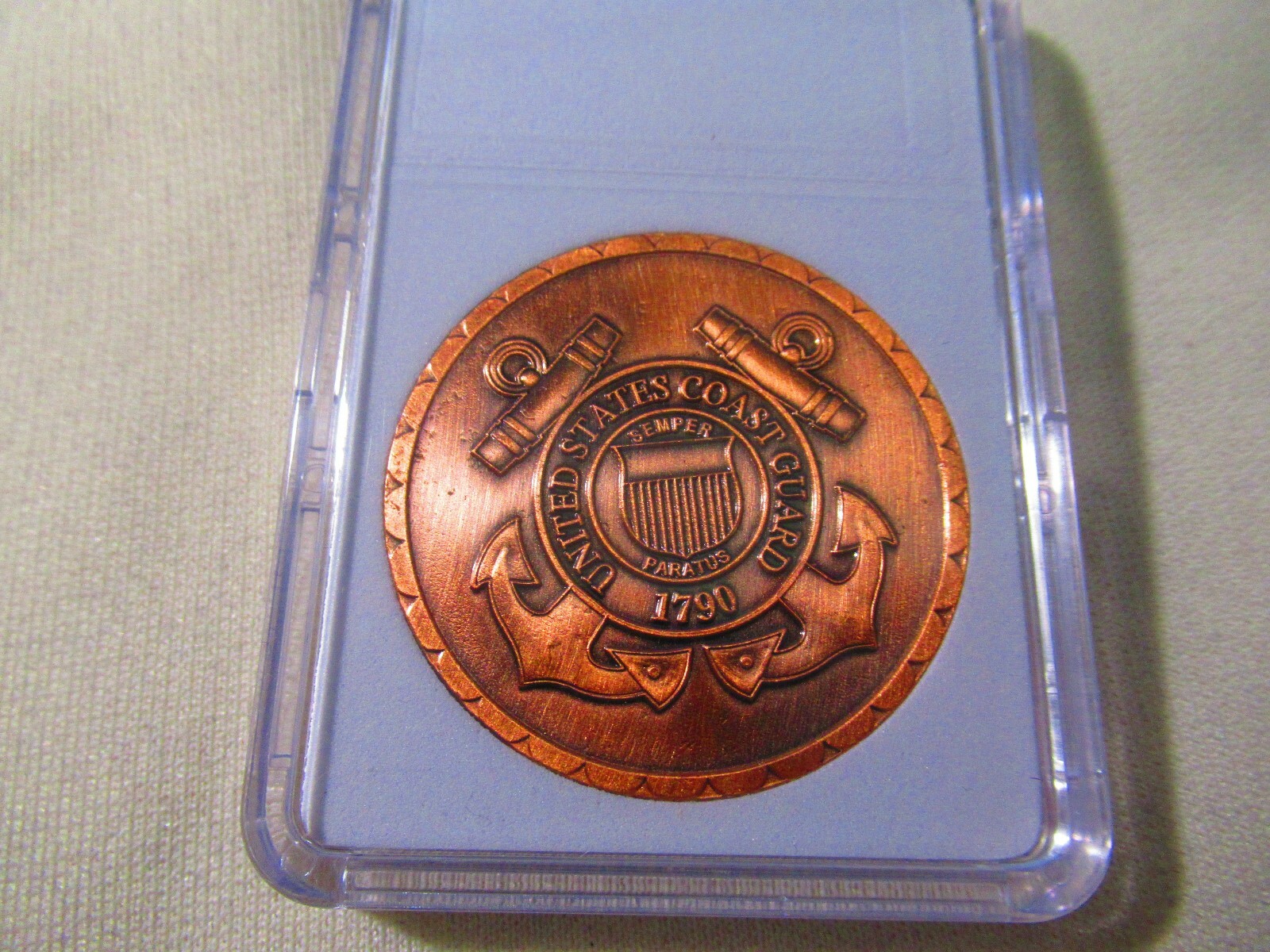 US COAST GUARD MARITIME LAW ENFORCEMENT Challenge Coin (COPPER)