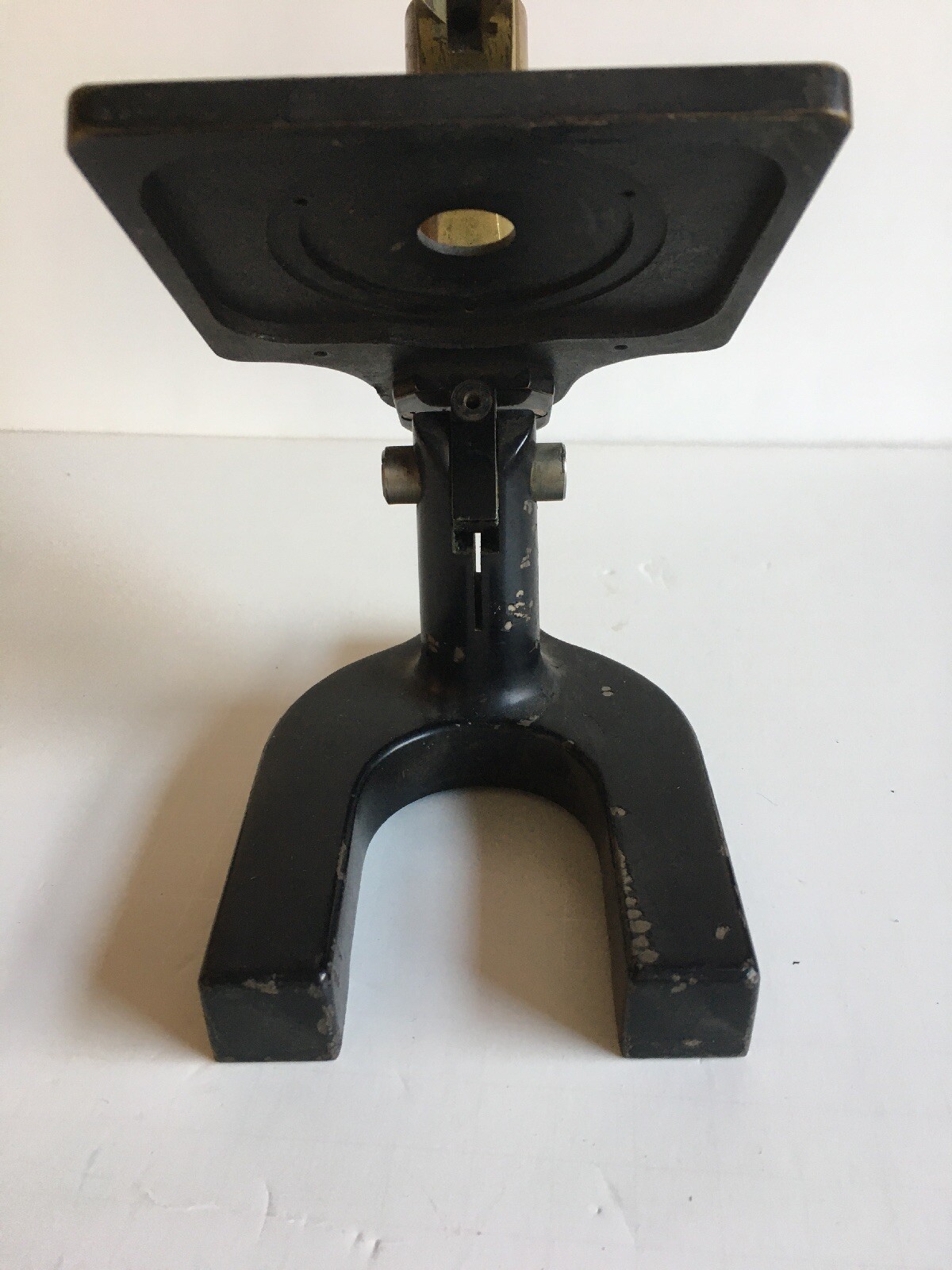 Vintage Bausch and Lomb microscope brass base - 62381