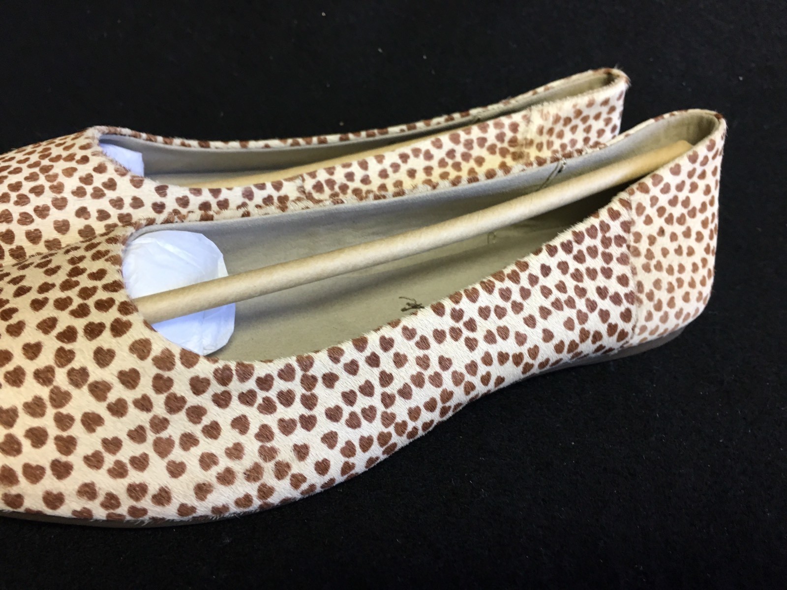 Sanuk YOGA EVE SELECT Womens Slip On Ballet Flat Shoes Natural Brown Pony Hair