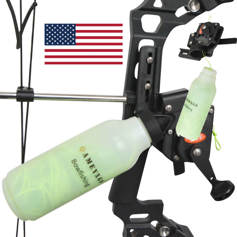 Bowfishing Rope Pot Reel Archery Compound Recurve Bow Hunting Bow Fishing Tool