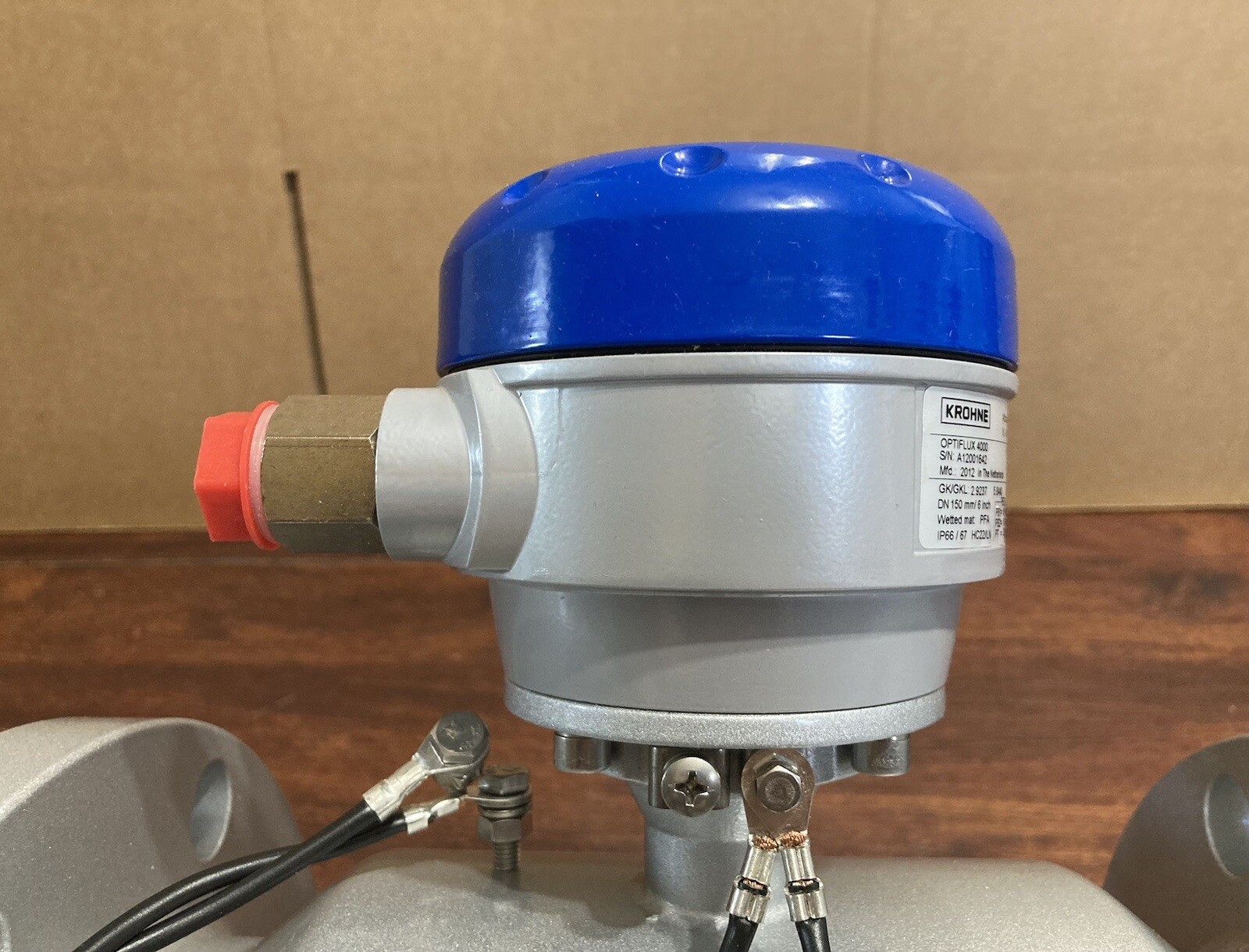 Krohne Optiflux 4000 Electromagnetic Flow Sensor DN 150mm 6”