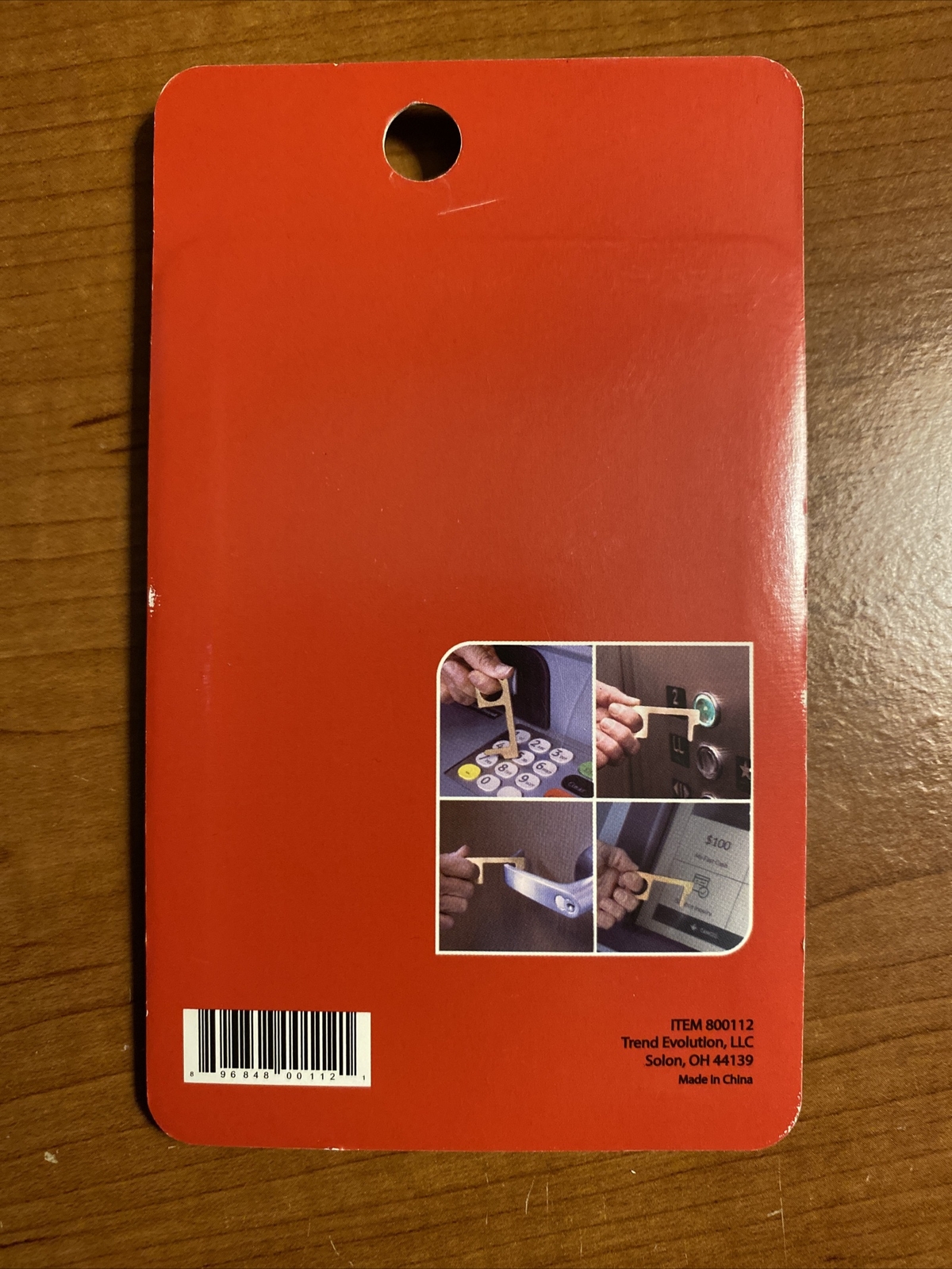 Easy and Safe Touch Free Tool - Safe Way to Avoid Germs Keychain