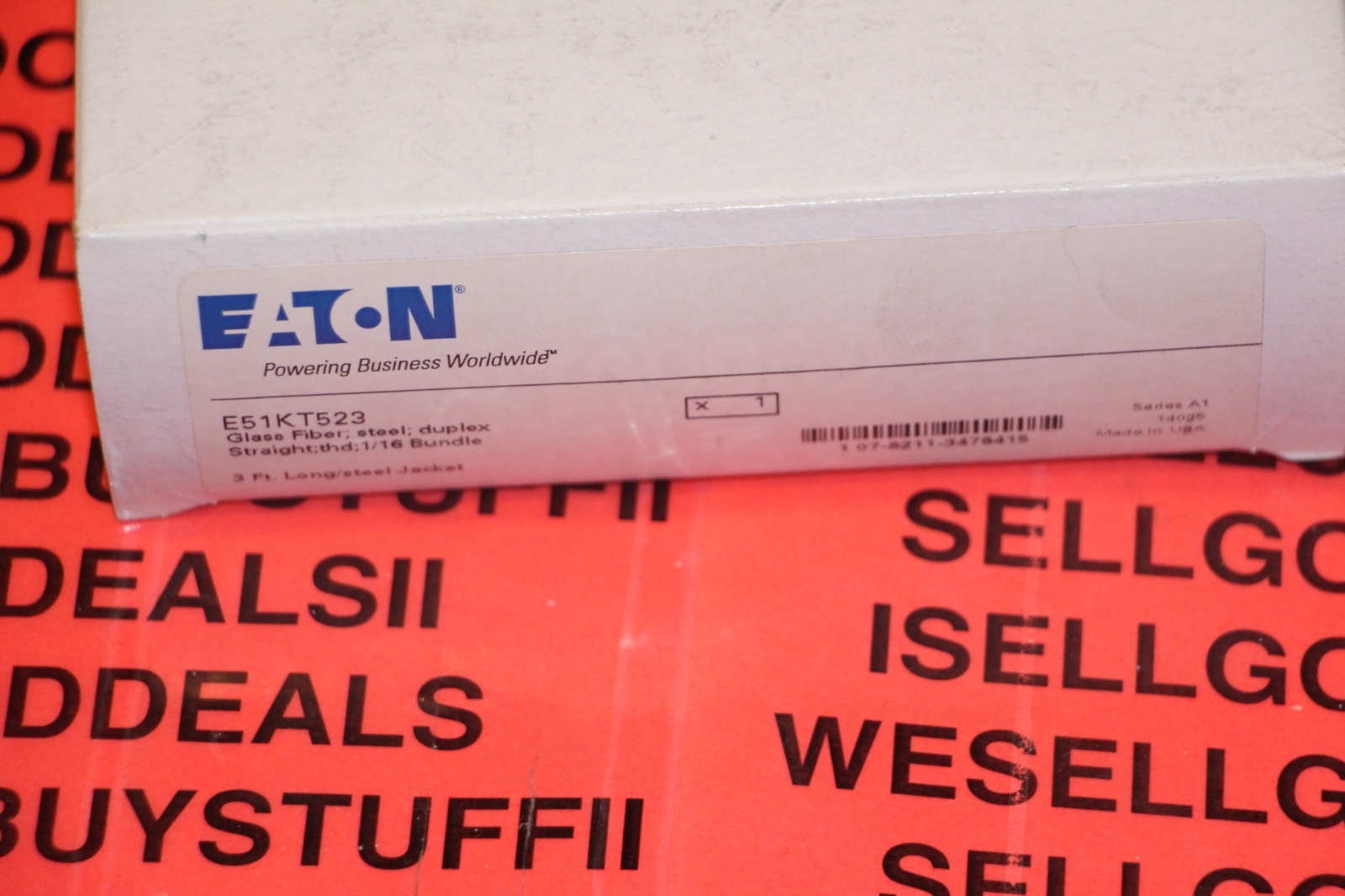 Eaton E51KT523 Fiber Optic Cable New