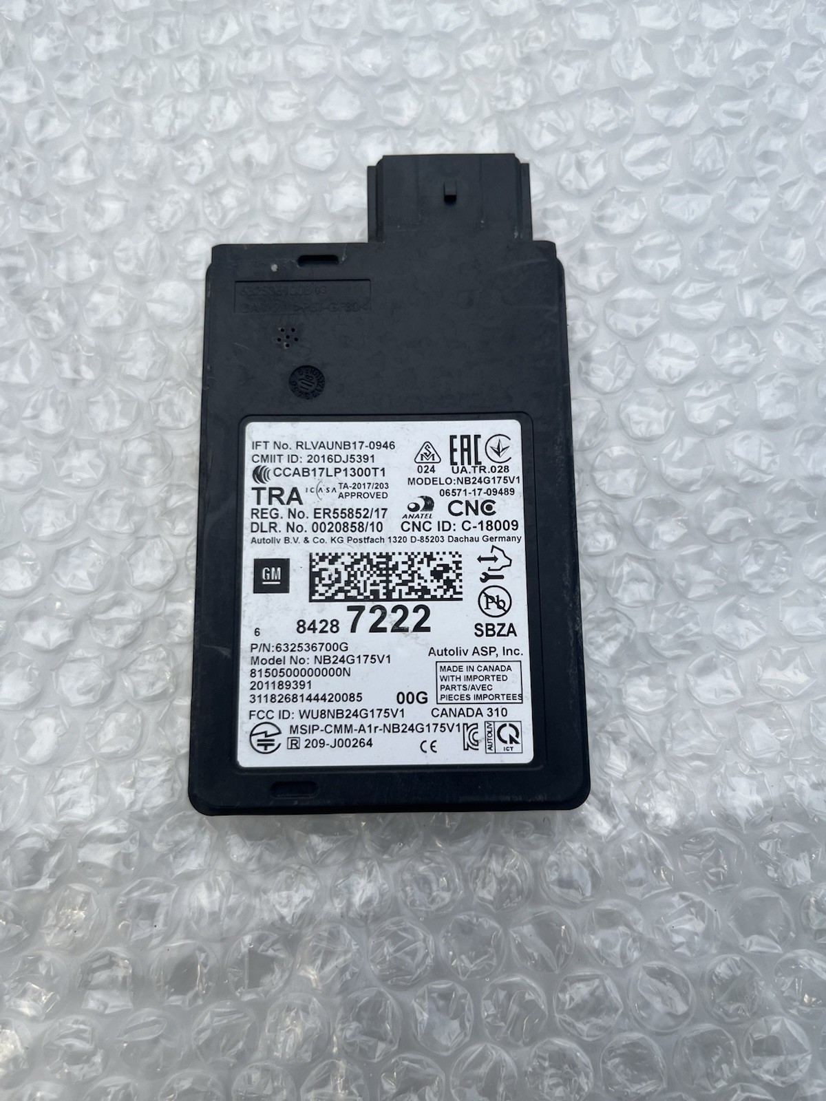 OEM 84287222 Blind Spot Radar Module 2014-2021 Chevrolet Buick Cadillac