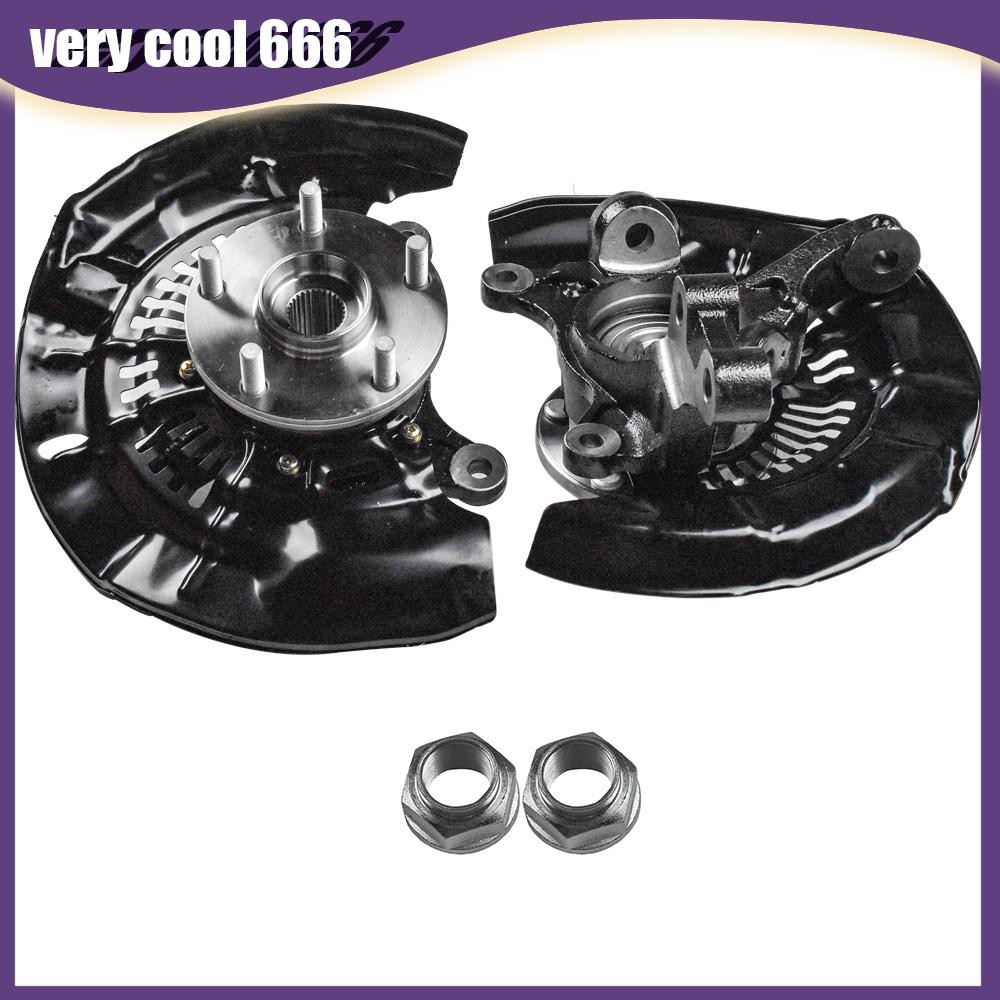 2* Front Steering Knuckles Wheel Hub Bearing For 11-17 Toyota Sienna 3.5L V6 FWD