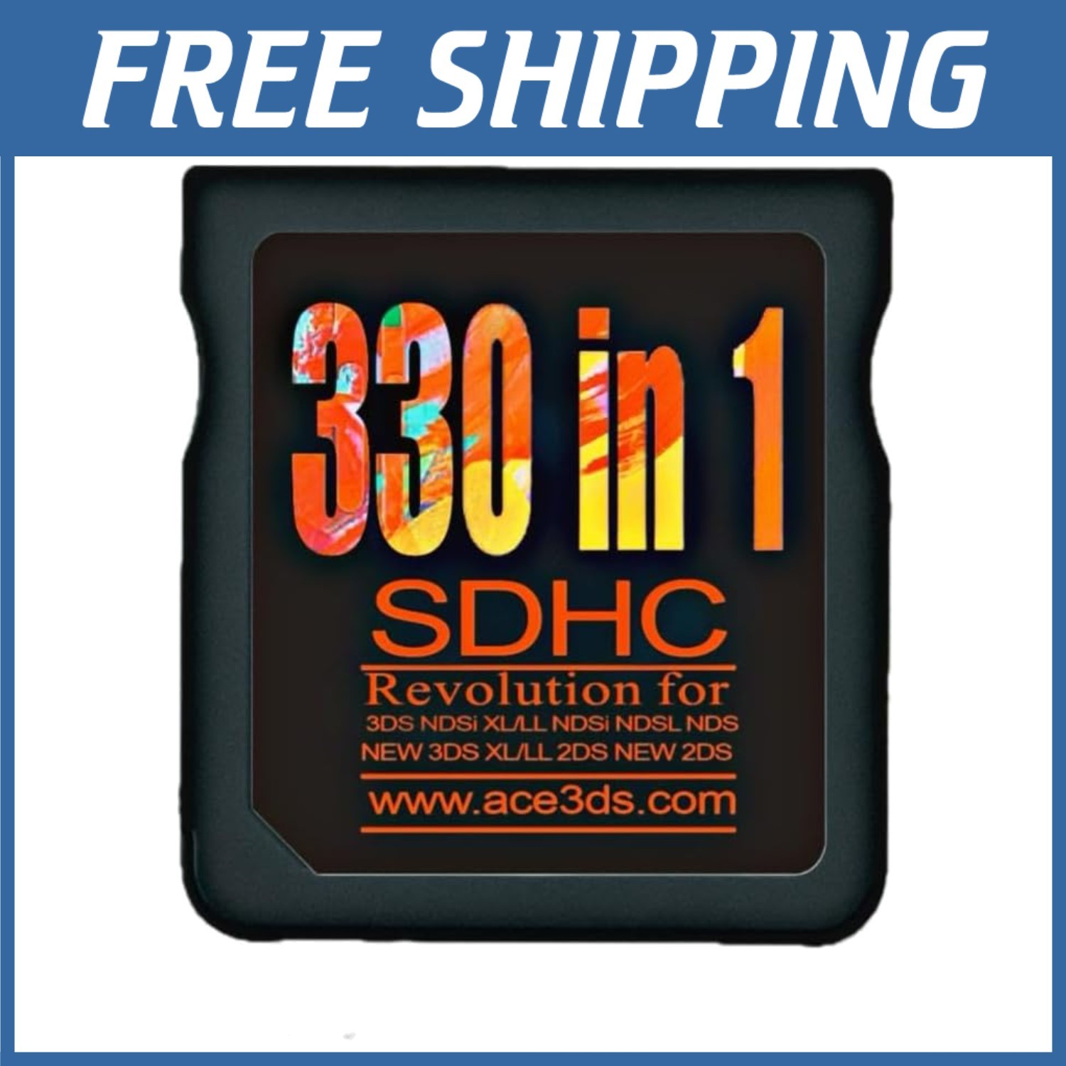 Micro SDHC 330 in 1 Gaming Card 64GB Class 10 DS DSI//