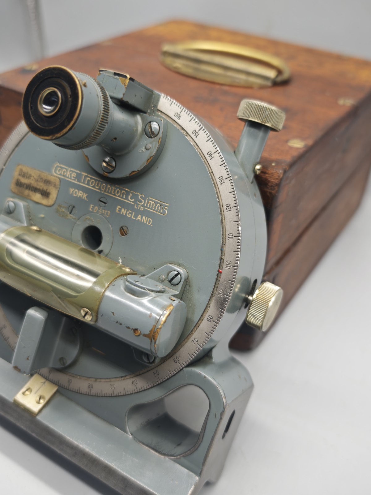 Optical Clinometer Rolls Royce Experimental Instrument Department Cooke