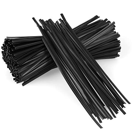 300 Pcs Twist Ties Plastic 5" Twist Ties Twist Ties for Bags Wire Ties Reusable