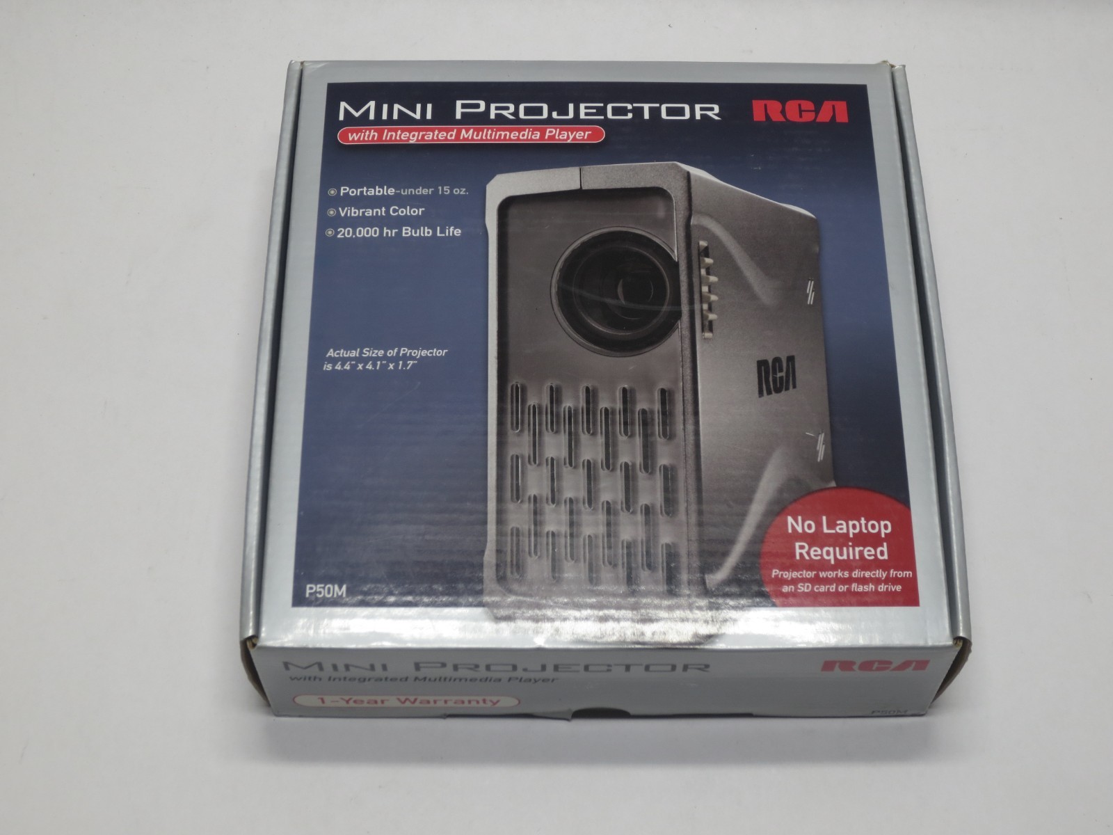 RCA P50M Mini SVGA Pico Mini Projector - New Open Box