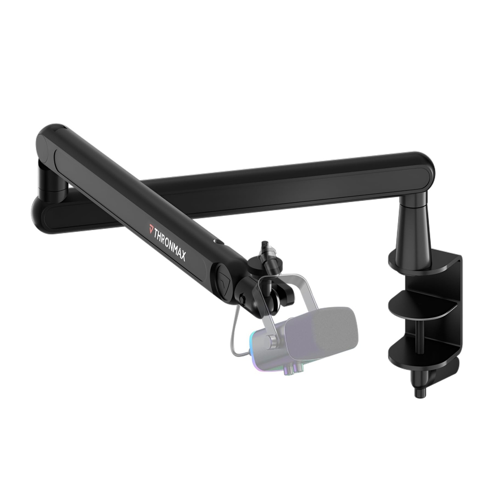 THRONMAX S7 TUNE Low Profile Mic Arm, 360° Rotatable Microphone Boom Arm Mi