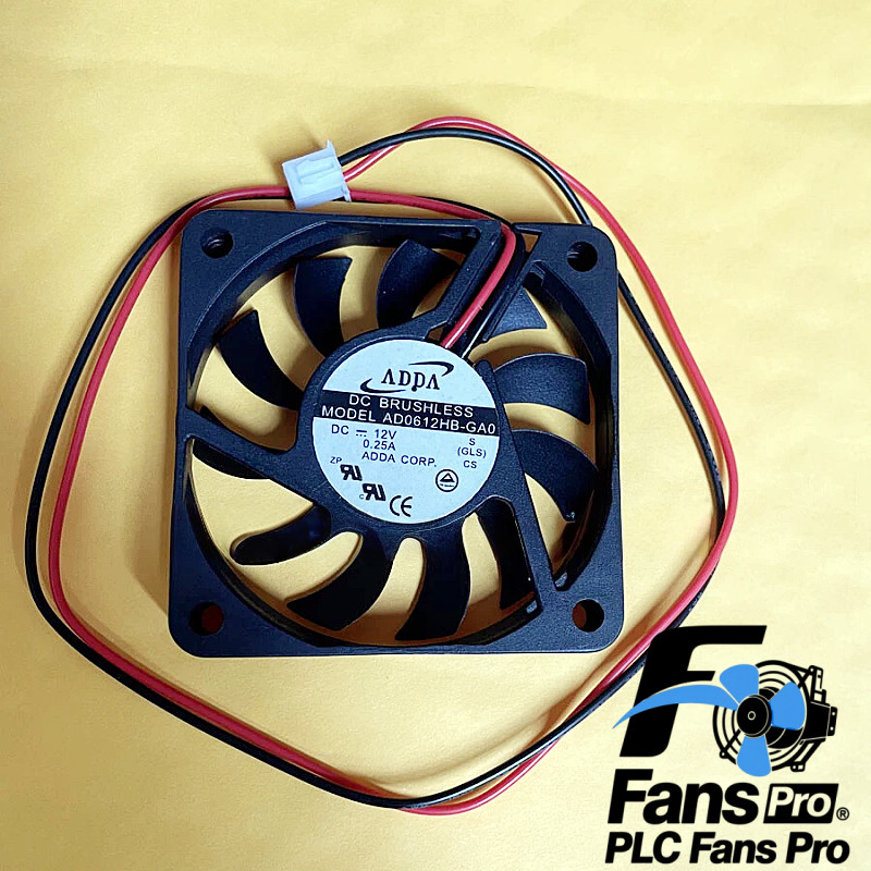 1PCS Brand New For ADDA AD0612HB-GA0 12V 0.25A 2PIN fan  Fast Shipping