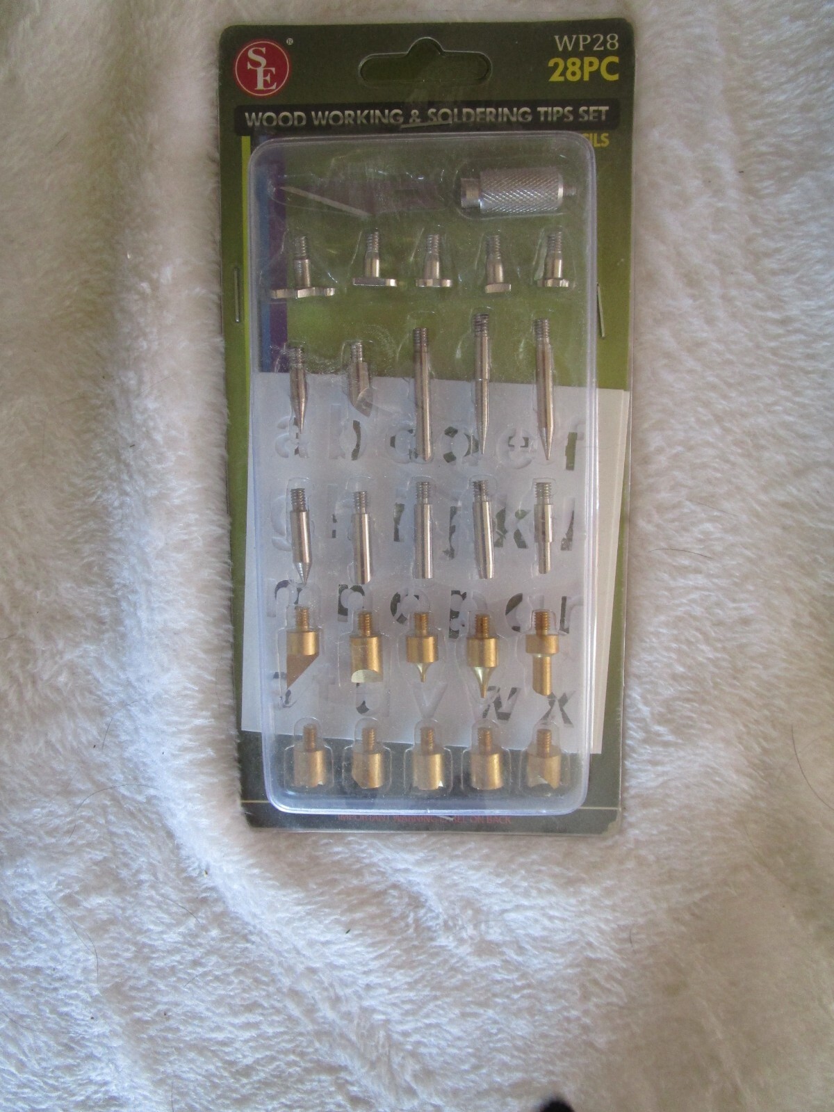 New Wood Working and Soldering Tips Set 28 pc and stencils