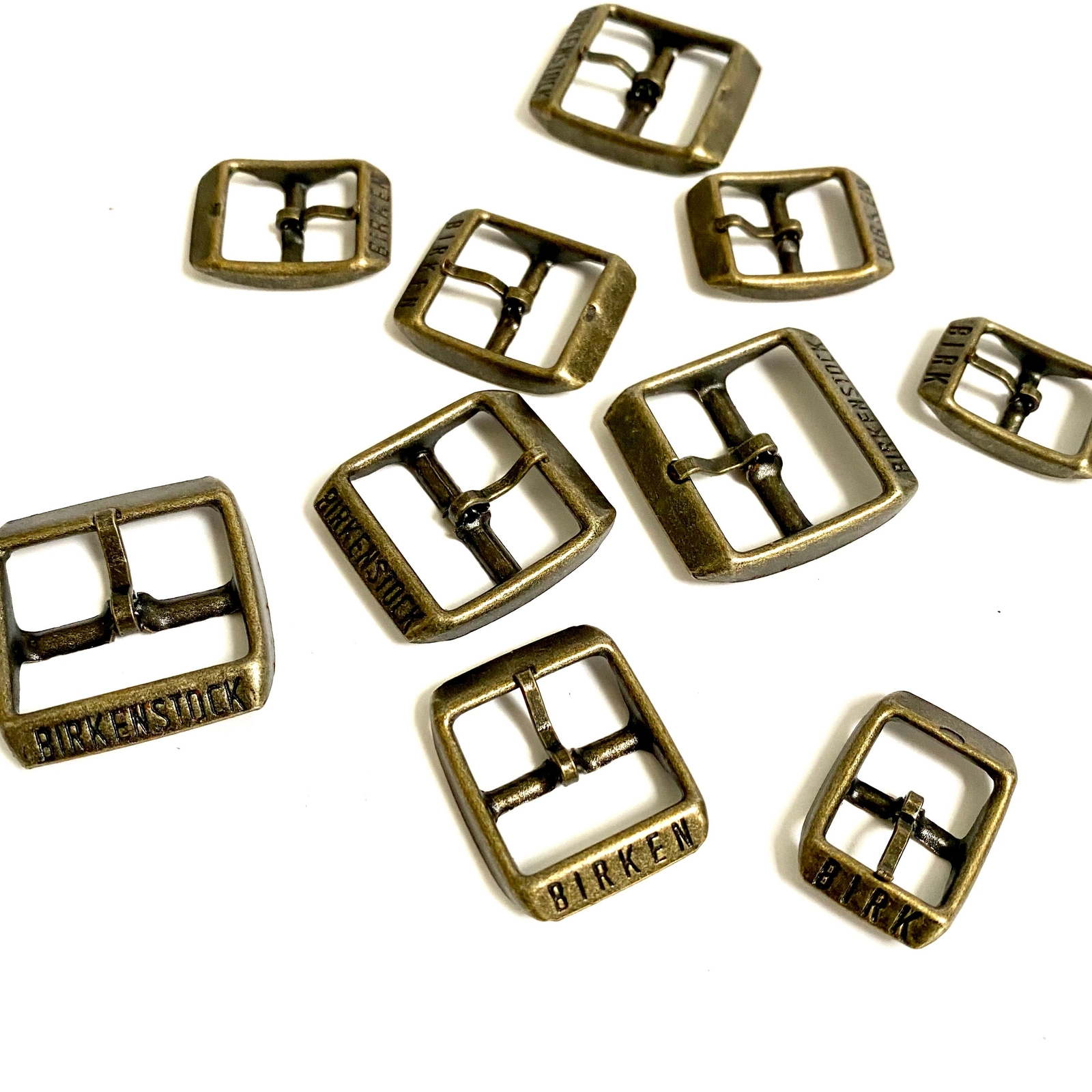 Shoemaking - Birkenstock - Hardware - Buckles - Antique Brass