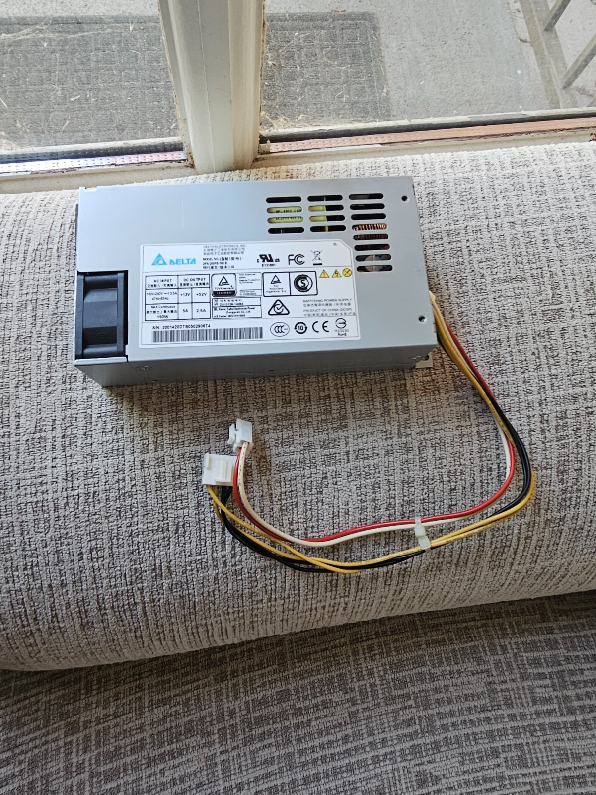 Genuine DPS-200PB-185 B Power Supply For Lorex NR908-N Ultra HD NVR -Works Great