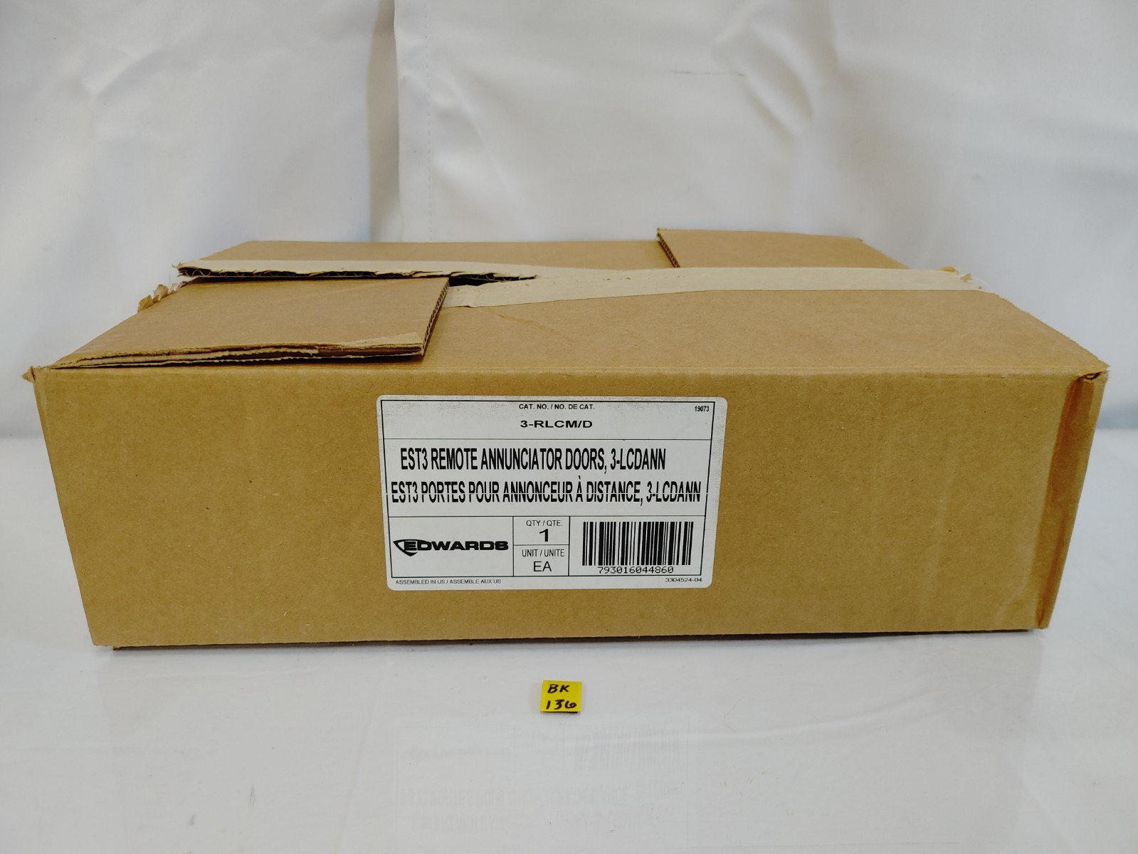 Edwards RLCM/D REMOTE ANNUNCIATOR DOORS