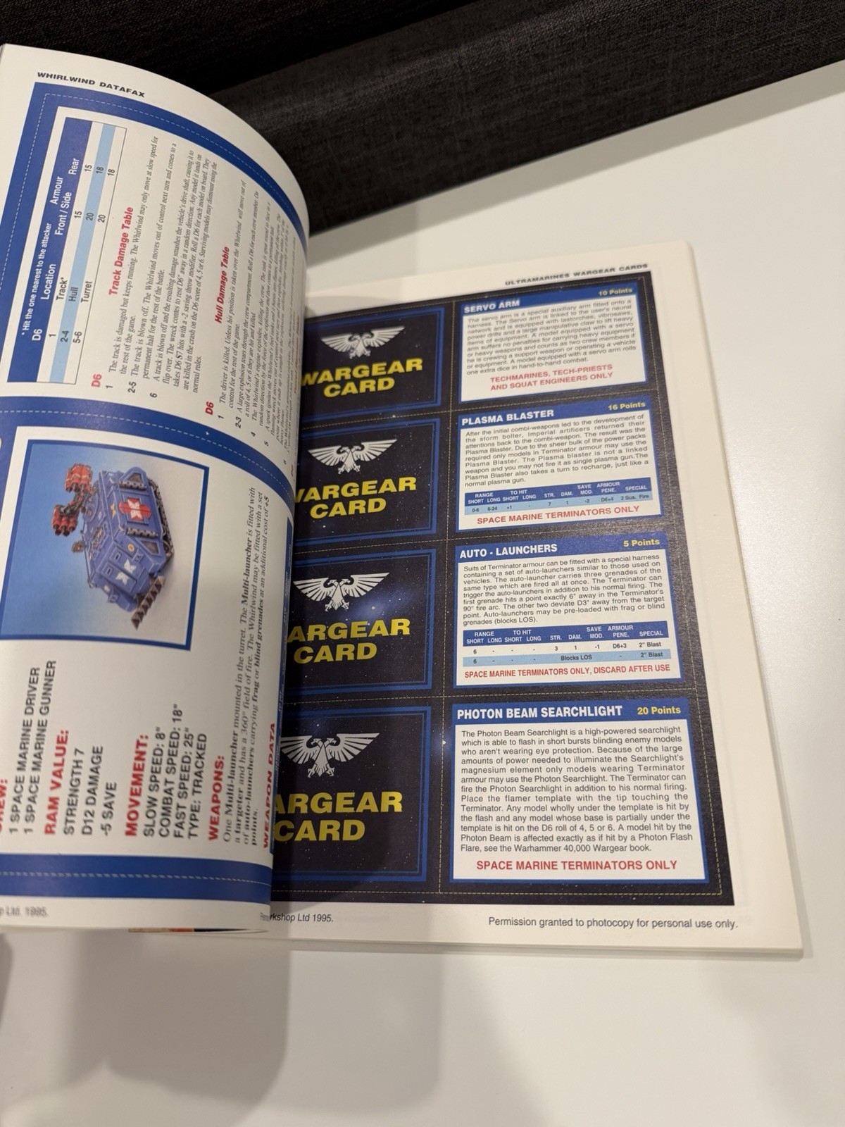Games Workshop Warhammer 40k Ultramarines Codex 2nd Edition 1994 USED RARE OOP
