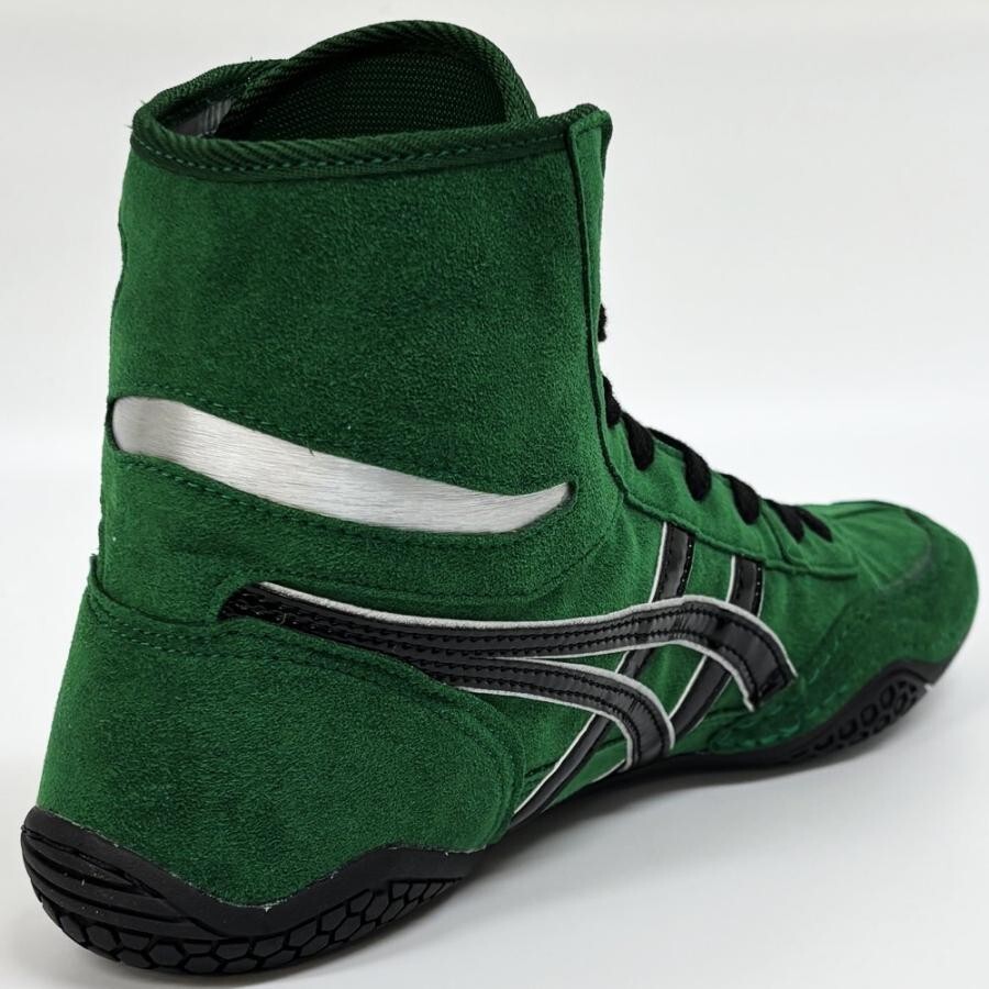 ASICS Wrestling Boxing Shoes EX-EO (Successor to TWR900) Green x Black x Silver