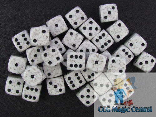 CHESSEX SPECKLED DICE 12mm 36 D6 ARCTIC CAMO DICE SET MTG POKEMON WARHAMMER