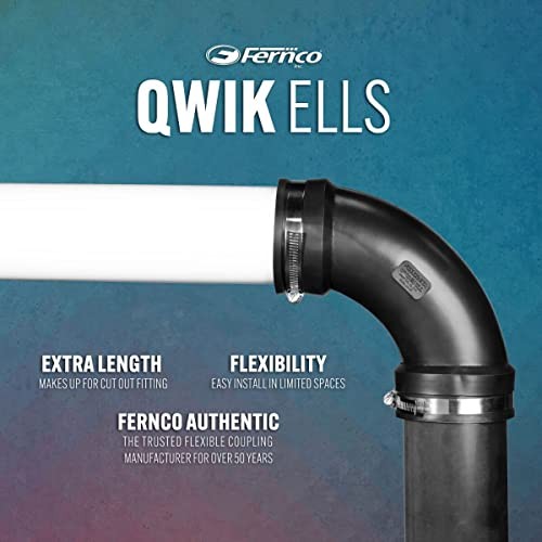2" Flexible PVC 90-Degree Elbow Includes Optional 1.5" Reducer Bushing for