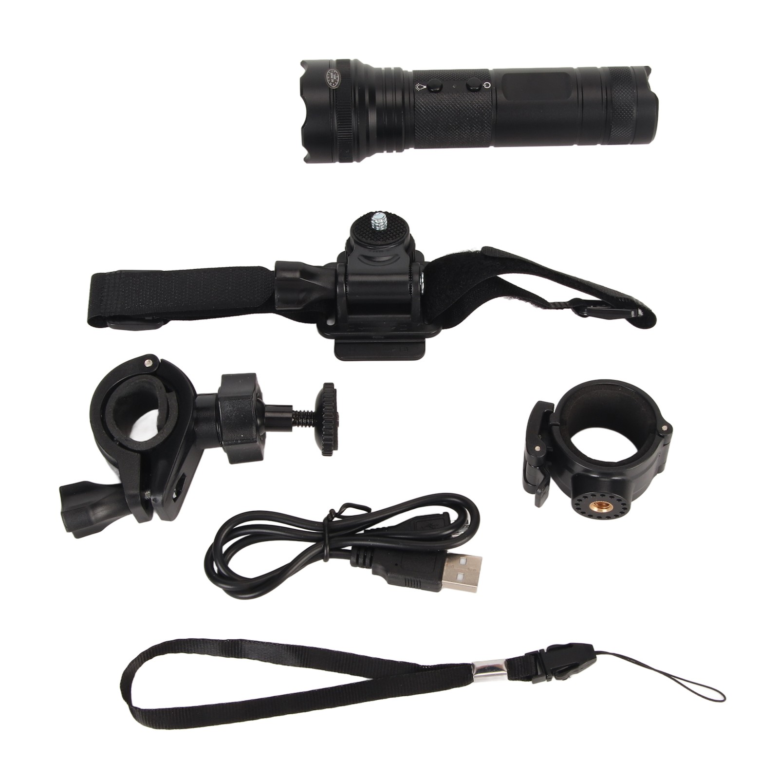 LED Flashlight Camera 1080P IP66 Waterproof 5 Lighting Modes Flashlight Vid ANEQ