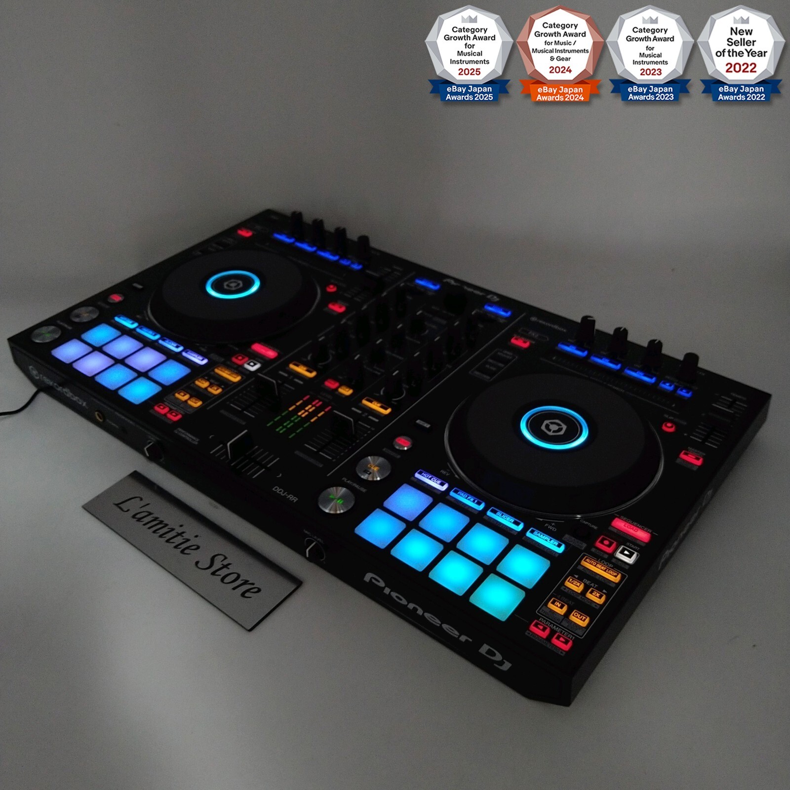 Pioneer DJ DDJ-RR Performance DJ Controller 2-channel Rekordbox DDJRR Used Black