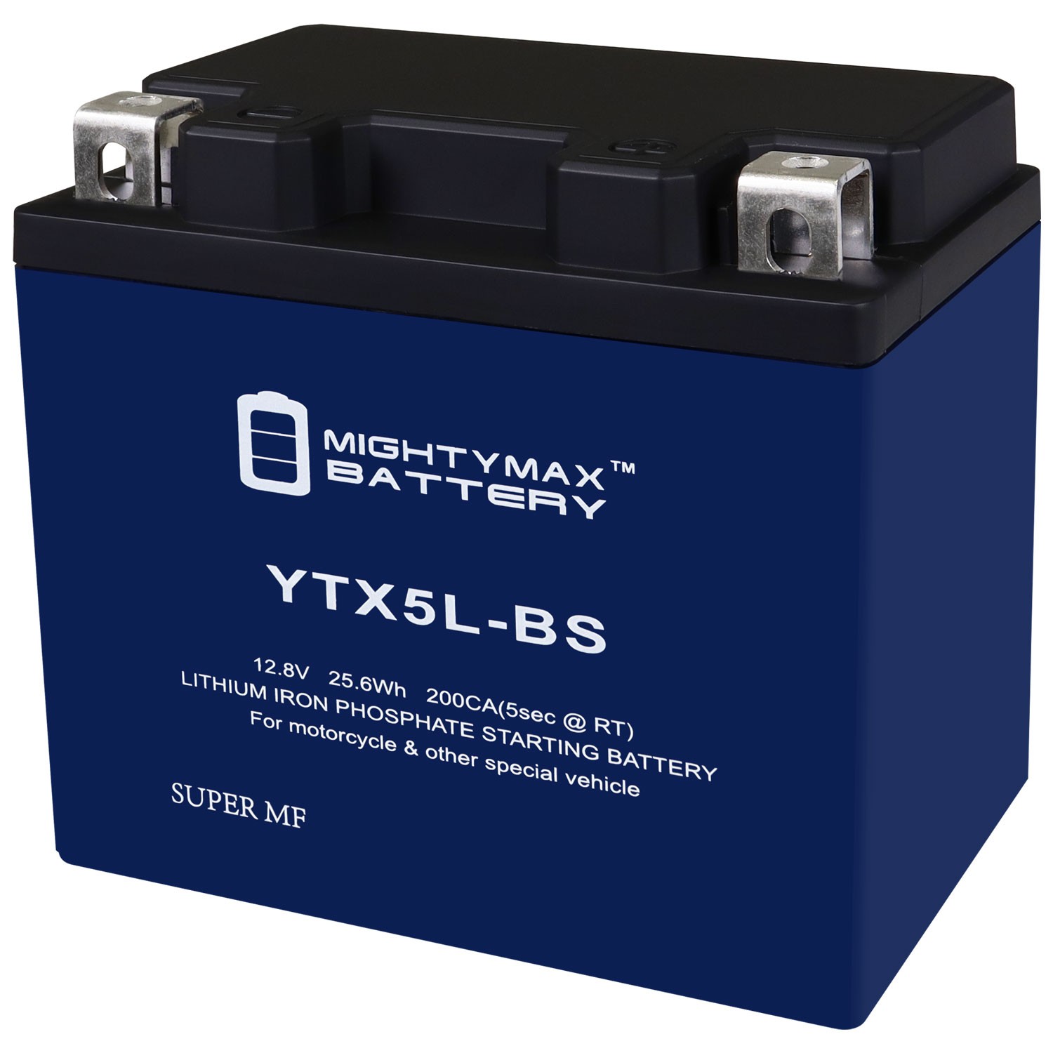 Mighty Max YTX5L-BS Lithium Battery Replacement for Yamaha WR450F 2004-2006