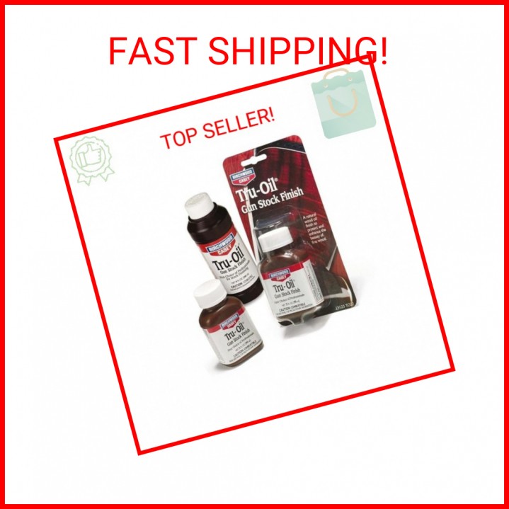 Birchwood Casey Fast-Drying Long-Lasting Water-Resistant Oil-Based Tru-Oil Stock