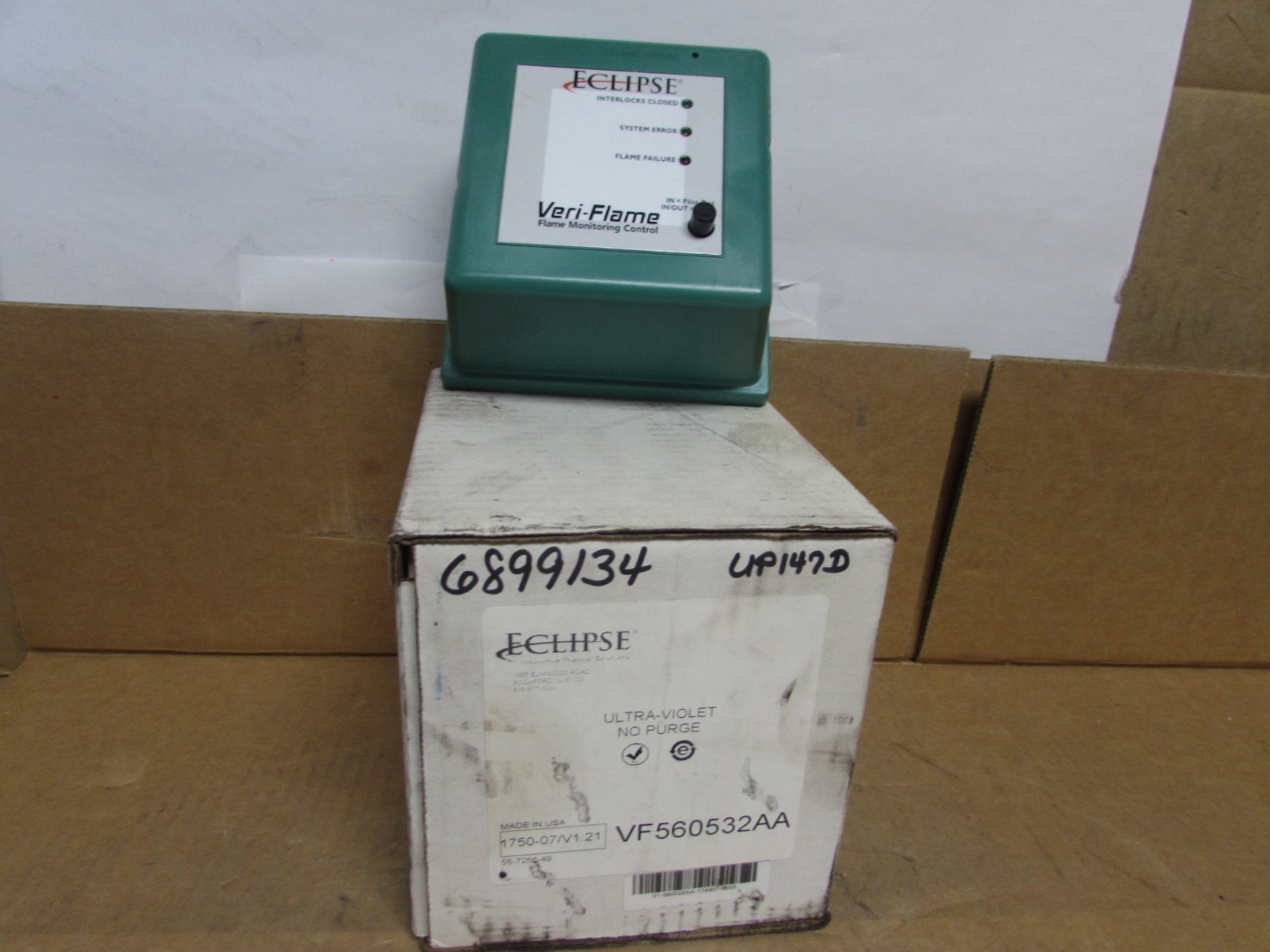 Eclipse Veri-Flame Single Burner Monitoring System Part# VF560532AA (New In Box)